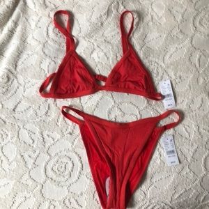 PacSun LA hearts bikini set